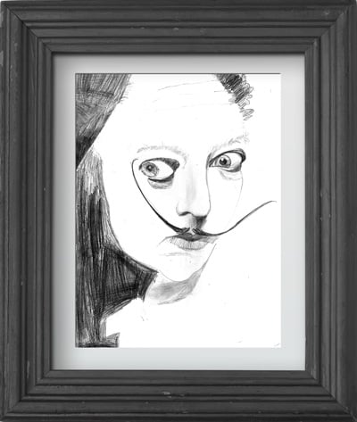 Interaction-landing-animated (demo) 13 Globe art - portret black & white