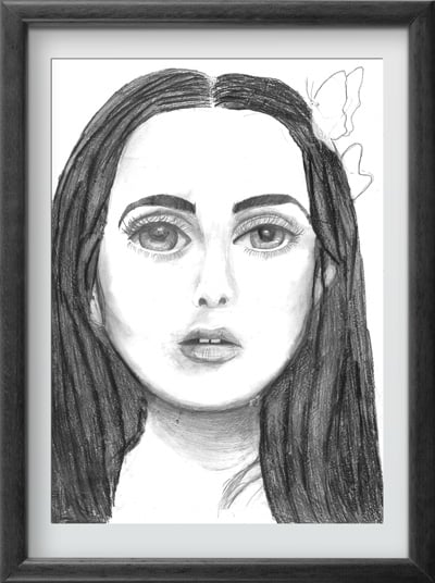 Interaction-landing-animated (demo) 31 Globe art - portret black & white