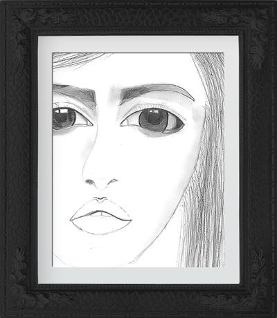 Interaction-landing-animated (demo) 25 Globe art - portret black & white