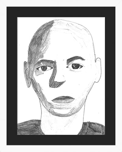 Interaction-landing-animated (demo) 26 Globe art - portret black & white