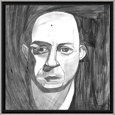 Interaction-landing-animated (demo) 4 Globe art - portret black & white