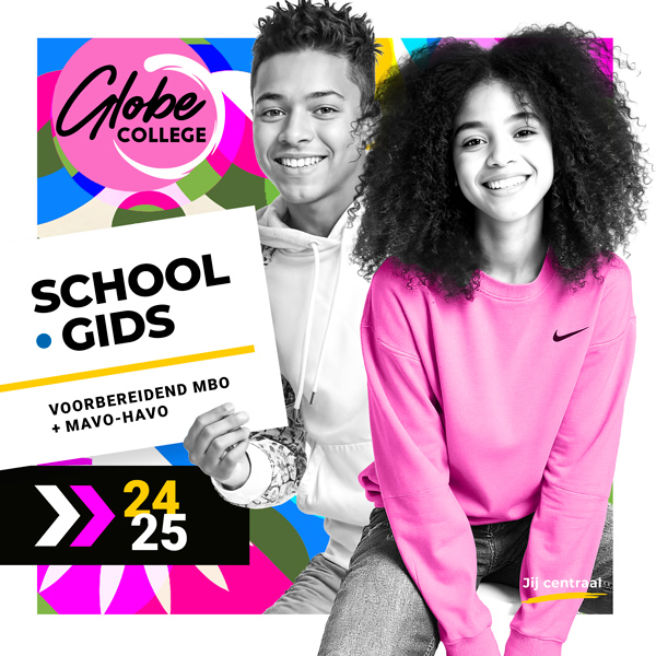 Globecollege schoolgids2526 voorkant