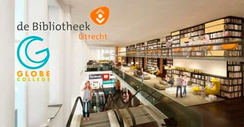 Het globe college werkt samen met de bibliotheek utrecht