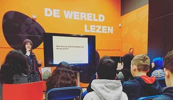 Bezoekje aan de bibliotheek in Utrecht