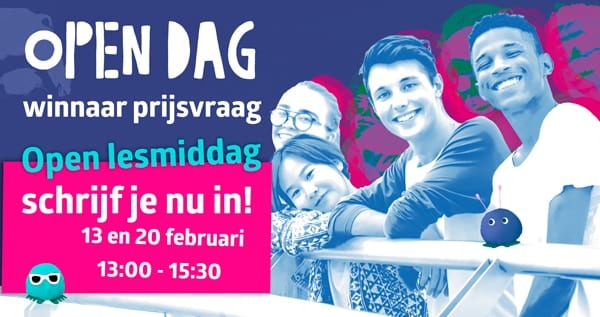 Open dag & info-avonden 2019 15 Aankondiging open dag 2019