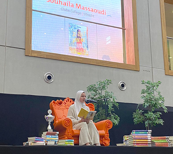 Souhaila naar landelijke voorleeswedstrijd 1 Souhaila voorleeswedstrijd