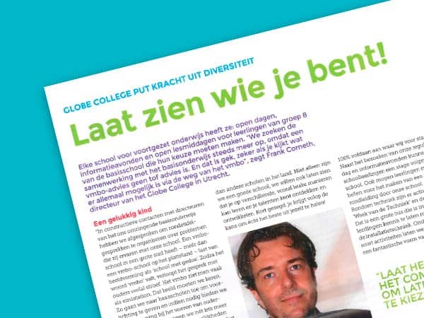 Globe put kracht uit diversiteit