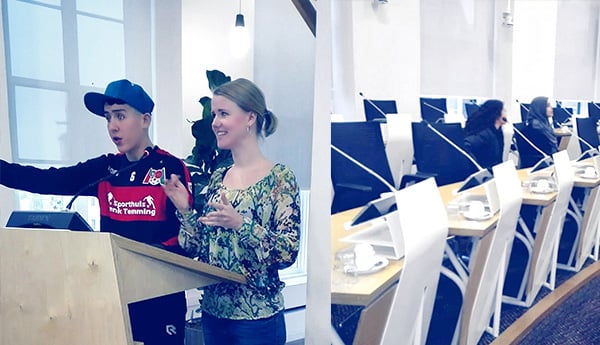 Leerlingen leren debatteren