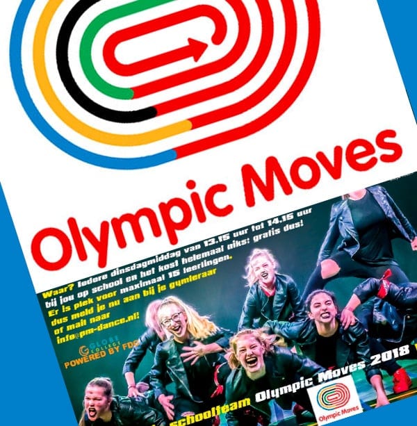 Leerlingen doen mee aan Olympic Moves